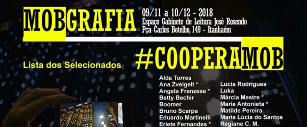 Concurso #COOPERAMOB Mobgrafia 2018